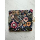 Vtg Floral Mini Sewing Needle Organizer Case Multicolor Floral Lace Ribbon