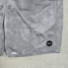 Rvca Mens Grey Tie Dye Elastic Waist Running Workout
