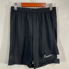 Nike Dri-fit Youth Athletic Shorts Black White Large Soccer Running Training Gym