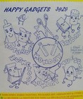 Aunt Marthas 3929 Happy Gadget Anthropomorphic Kitch Embroidery Transfer Pattern