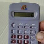 Handheld Basic Lcd Battery Calculator  Purple  Winnie The Pooh   Friends Graphic