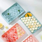 Diy Round Ice Cube Ball Maker Pp Tray Silicone Sphere Mold Bar Whiskey Cocktails