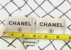 Chanel Clothing Label Tag Sewing Replacement 2 75 x1 75    7x4 2cm New  two 2 