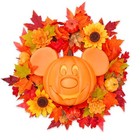 Disney 2025 Mickey Mouse Fall Jack O Lantern Pumpkin Wreath Lights-up 16  Door
