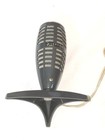Antique Vintage Phillips Gray Microphone Model Number El 3784 01 With Long Cord 