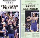 Warriors 2022 Nba Fourever Champs Finals Game 6 - 6 17 22 Sf Chronicle Newspaper