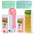 Roll On Wax Kit For Hair Removal  Rose Soft Wax Roller Kit For Women Men Waxi   