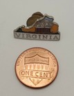 Virginia State Shaped Souvenir Enamel Lapel Hat Pin