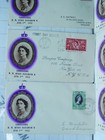 Lot 10x Fdc First Day Cover England Queen Elizabeth Coronation Qe2 Bpa Pts Set