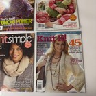 Lot Of 9 Knitting Magazines Love Of Knitting  Knit It  Knit Simple Various Years
