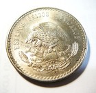 1948  Mexico Silver 5 Pesos Uncirculated Cuauhtemoc