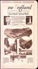 1924 New England Motoring Objective Finest Roads Famous Hotels Print Ad