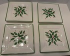 Lenox Hosting The Holidays 5  Square Tidbit Plates  4 Piece Set  New In Box
