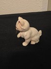 Vintage Ceramic Persian Kitten Figurine With Real Wiskers