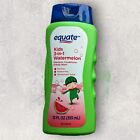 6 X Equate Kids 3in1 Shampoo Conditioner Body Wash Watermelon 12oz Dye-free