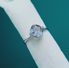 Alexandrite Ring  925 Sterling Silver Ring  Lab Color Change Alexandrite Ring