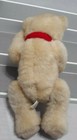 Blair Teddy Bear Jointed Plush With Red Ribbon 9  Tan Brown Stuffed Animal 