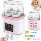 Baby Bottle Warmer   Sterilizer 8-in-1  Fast Milk   Food Heater  Pink