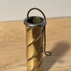 Vintage Brass 3  Kaleidoscope With Missing Glass Marble Spiral Design