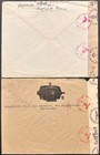 Netherlands  probably  251  253  On 2 Covers To Germany Censored 1943  d