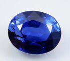 Amazing Certified 12 50 Ct Natural Ceylon Blue Sapphire Oval Cut Loose Gemstone