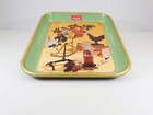 Vintage 1953 Coca-cola Tin Serving Tray Floral Still Life 13  X 10 5 
