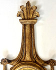 1960s Made In Italy Wall Barometer Carved Giltwood Ornate Baroque Rococo