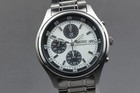  near Mint  Seiko Chronograph 7t92-0cc0 Panda Dial Men s Quartz Watch From Japan