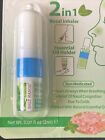 Set Of 2   07fl Oz Salt Range Himalayan Pink Salt Nasal Inhaler Natural Mint Oil