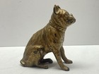 Antique Ac Williams   Hubley Cast Iron Sitting Boxer Bulldog Boxer Coin Bank