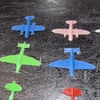  12  1950s Miniature Plastic Airplanes Unknown Maker China Lot Z9