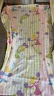 Vintage 1996 Barbie Full Size Flat Bed Sheet Cheerleader