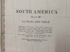 South America Iv  La Plata  Chile  Original Antique Map Sduk 1840