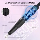 Cordless Electric Nail Drill Efile For Acrylic   Gel Nails - Black