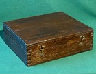 Eugene Dietzgen Surveyor Forester Compass Tool Wood Case Glass Cracked 1930s Vtg
