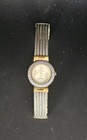 Vintage Y2k Anne Klein Watch Set  4 Interchangable Bands  2 Tone Metal  Leather