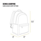 Carhartt Classic 21l Backpack Black   Classic Laptop  Water-resistant Pack 15slv