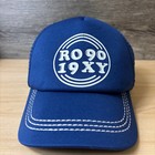 Roxy Hat Cap Snap Back Youth Blue Trucker Surf Surfing Outdoors