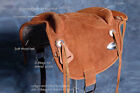 44bt Bareback Pad Saddle Baretek Natural Horse Treeless Leather Pad