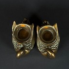 Exquisite Vintage Brass Swan Taper Candle Candlestick Holder A Timeless Treasure
