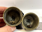 Vintage Etched Brass Sleigh Bells   Mid-20th Century