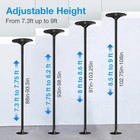 Portable Dance Pole Static Spinning 45mm Stripper Dancing Pole Fitness Exercise