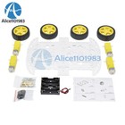 New 4wd Robot Smart Car Chassis Kits Car With Speed Encoder For Arduino M26