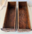 2 Vintage Oak Wood Treadle Sewing Machine Cabinet Drawers 15 1 2 