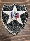 Us Army 2nd Infantry Division Indian Head Original Patch Vtg Military