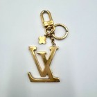 Louis Vuitton Key Ring M63080 Silver Black Rm0159 4700622