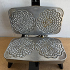 Vintage Pizzelle Chef Vitantonio 300 Stainless Iron Cookie Maker 800 Watts