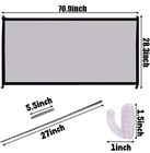 70 9 x28 3  Pet Gate baby Gate magic Gate Portable Folding Mesh Gate