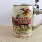 1976 Ceramarte Budweiser Lidded Beer Stein Csl9 Champion Clydesdales