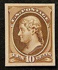 Travelstamps  Us Stamps Scott  209p4 - 10 Cent Jefferson Proof On Card - Ngai H